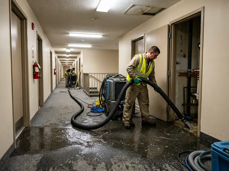multi-unit-apartment-hallway-f-005 — frequently asked questions, Emergency Burst Pipe Water Extraction & Removal in Westmore…